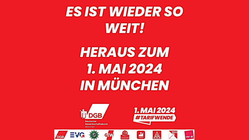 SocialMedia-Kachel Maiaufruf 2024 München
