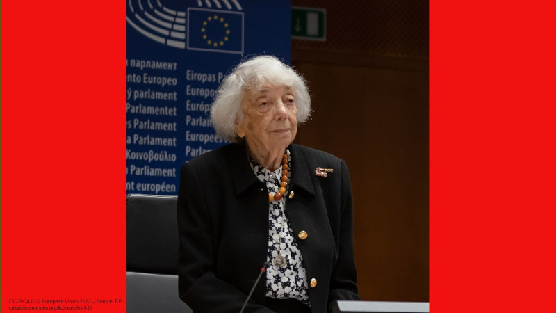 Margot Friedländer im Europäischen Parlament